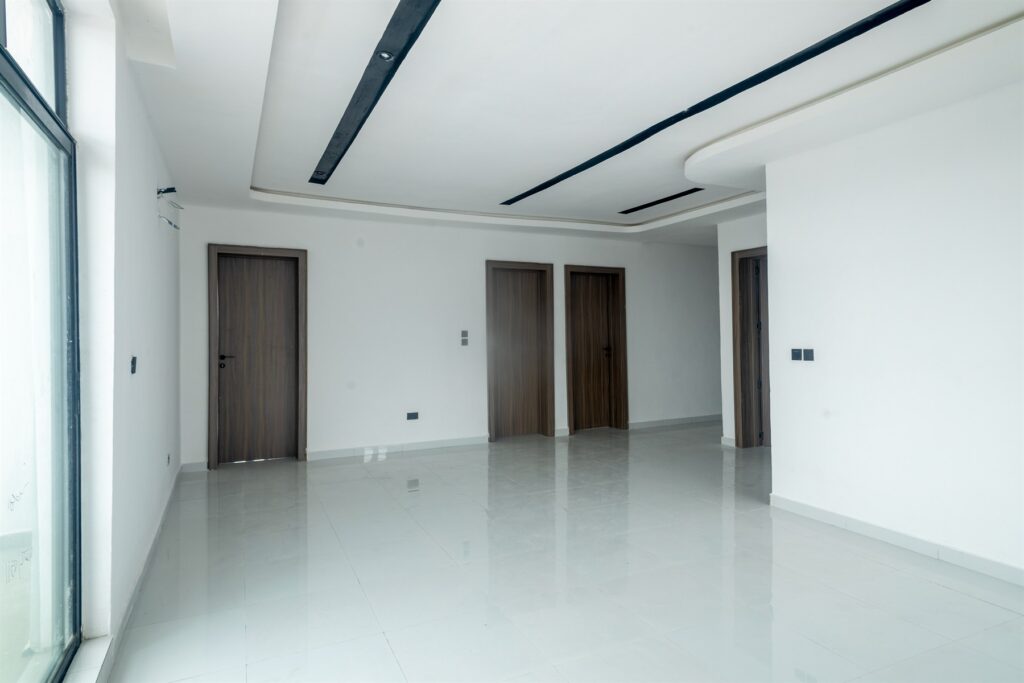 Brum Height 5: Unfurnished living room leading to adjoining rooms